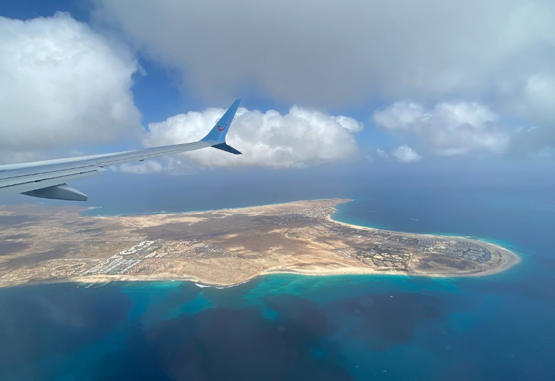 Cape Verde Plane Window
